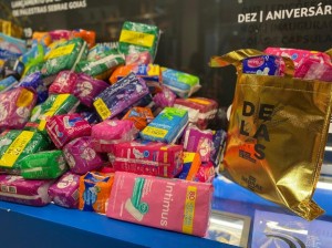 OVG recebe doação de 7 mil pacotes de absorventes íntimos do Sebrae Goiás