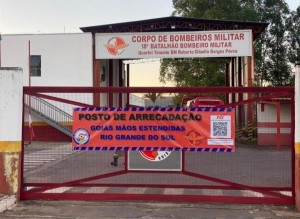 Corpo de Bombeiros de Goianésia recebe doações para vítimas no RS