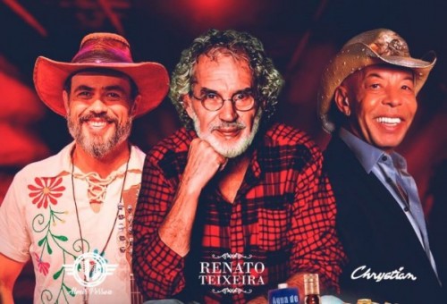 Almir Pessoa, Chrystian e Renato Teixeira se apresentam no Atlanta Music Hall dia 30 de abril